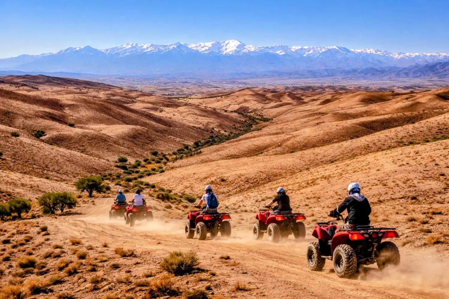Quad biking adventure in Agafay near Marrakech