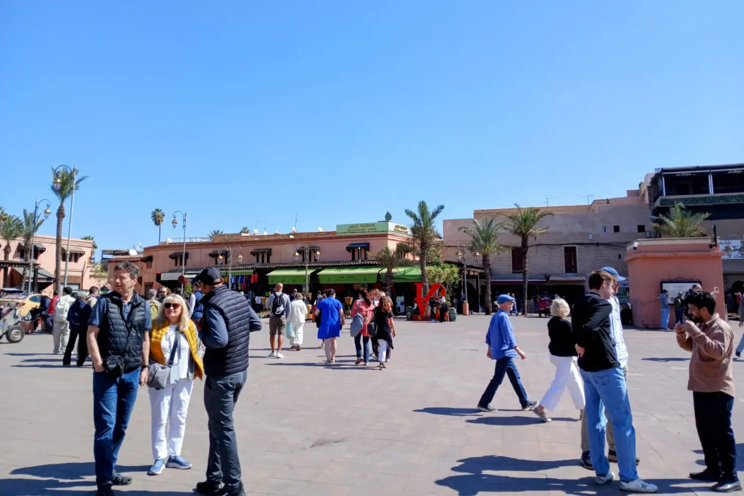 Mellah Jewish square Marrakech local life and streets.