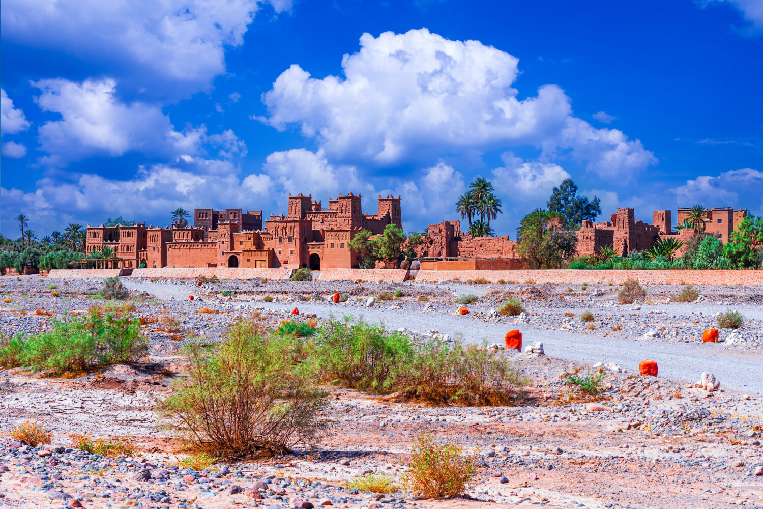 Kasbah Amridil in Skoura Oasis, Morocco – famous historical kasbah on the Marrakech to Fes desert tour