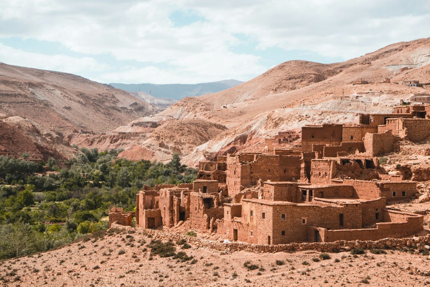Berber Village in the Atlas Mountains