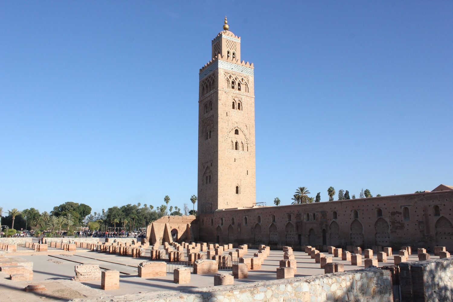 Koutoubia Mosque in Marrakech, a landmark of the guided city tour