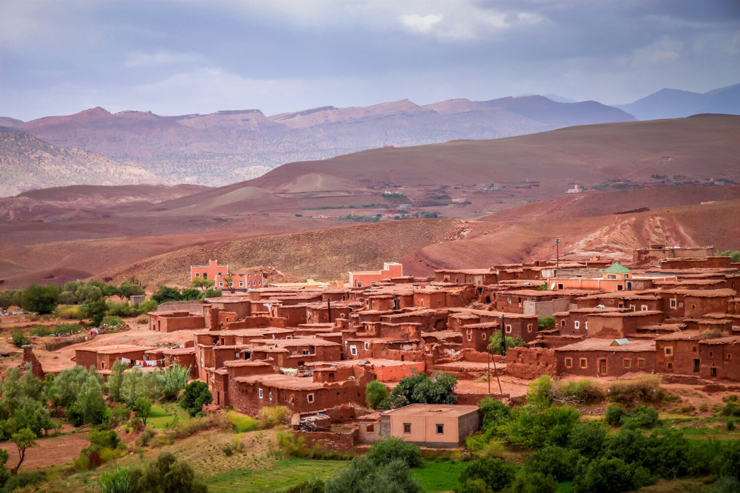 Authentic Berber village in the Atlas Mountains during the Private Pure Ourika Day Trip from Marrakech
