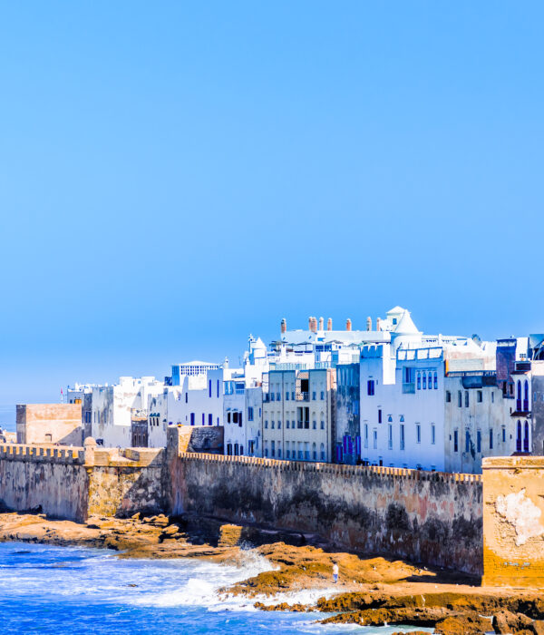 Aerial view of the old medina of Essaouira, Morocco