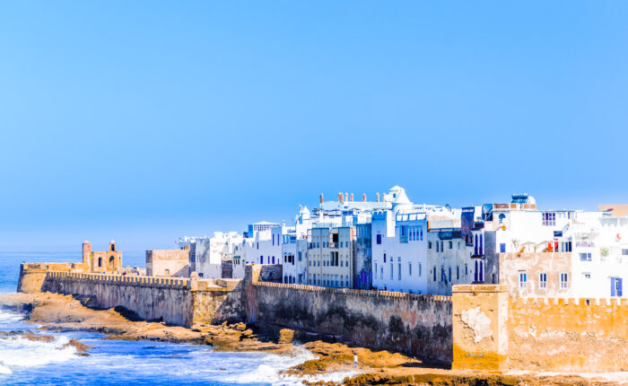 Aerial view of the old medina of Essaouira, Morocco