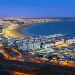 Marrakech to Agadir Private Tour – view of Agadir Morocco city and marina on the Atlantic coast