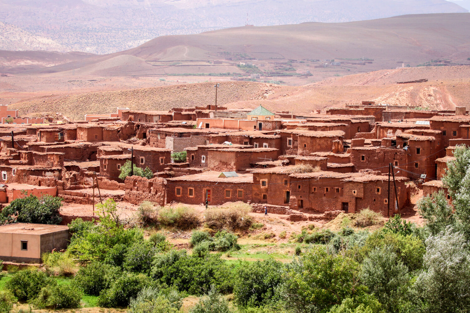 9-Day Imperial Cities & Sahara Tour from Casablanca. Traditional Berber village of Telouet in the Atlas Mountains, Morocco