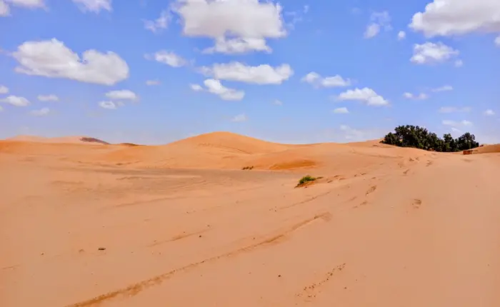 Merzouga sahra desert dunes the most visited in morocco