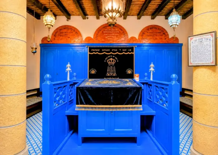 Rabbi Haim Pinto Synagogue in Essaouira, an important Jewish heritage site in Morocco