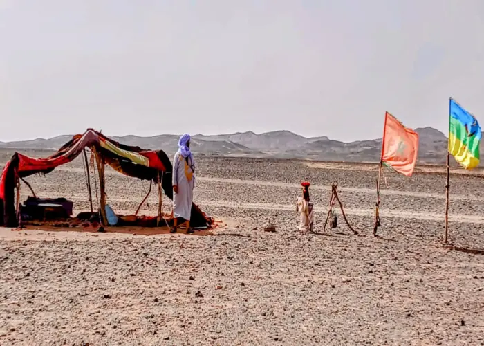 7 Day Private Sahara Tour from Marrakech to Fes nomad family traditional Berber tent Sahara Morocco