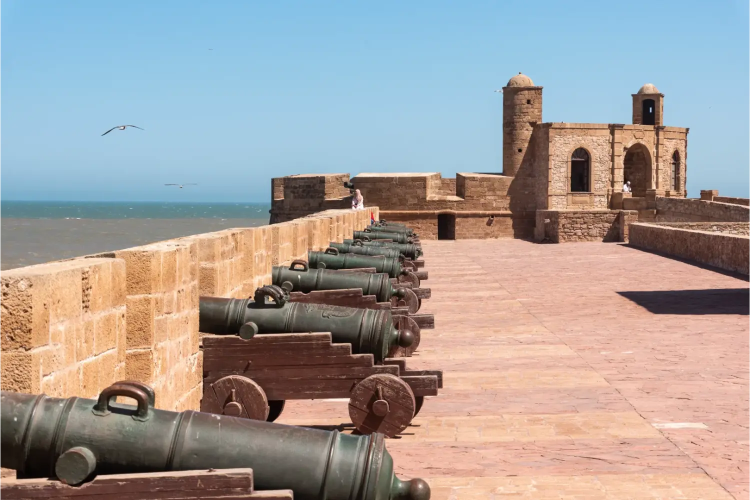 skalla essaouira Coastal fortress with cannons in Essaouira Morocco