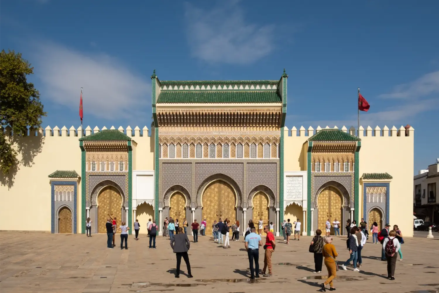 Royal Palace in Fes Morocco.