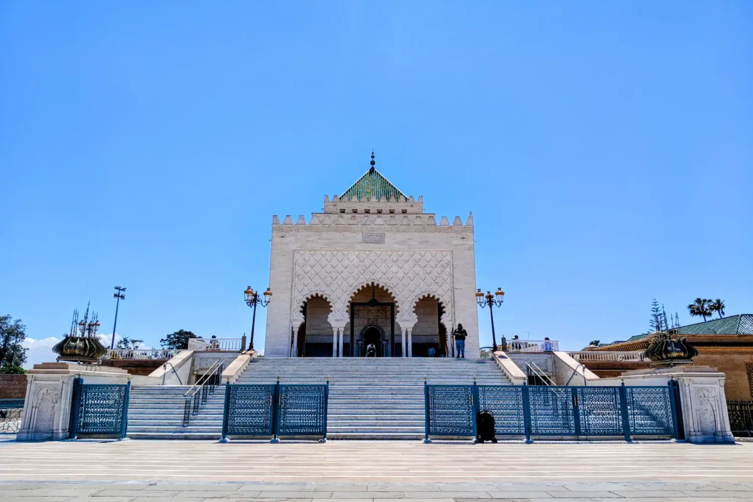 Mausoleum of Mohammed V in Rabat, one of Morocco’s most important historical landmarks