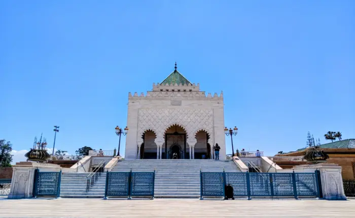 Mausoleum of Mohammed V in Rabat, one of Morocco’s most important historical landmarks