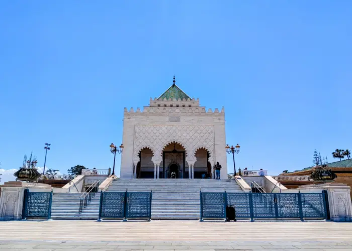 Mausoleum of Mohammed V in Rabat, one of Morocco’s most important historical landmarks