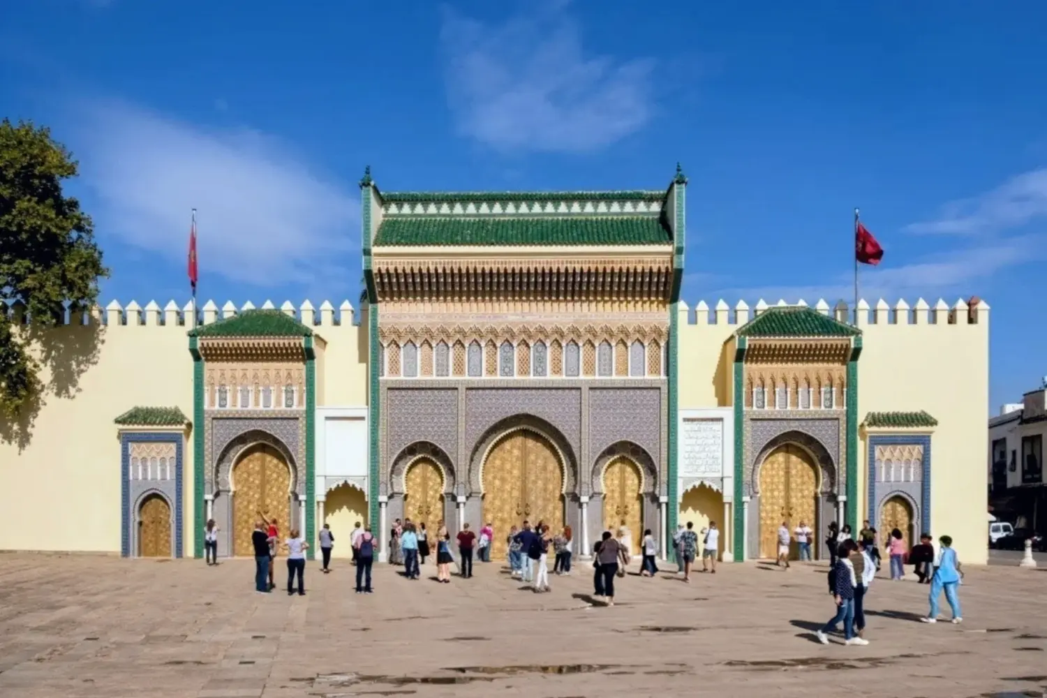 Royal Palace in Fes Morocco included on Magical 6 Day Tangier to Marrakech Tour