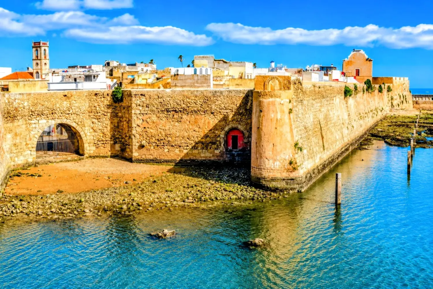 Historic Portuguese City of El Jadida overlooking the Atlantic Ocean in Morocco during 5 Day Morocco Heritage Tour from Marrakech to Tangier