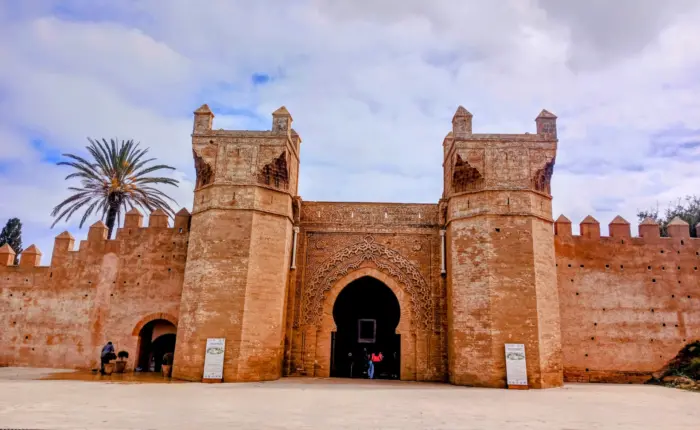 Ancient Chellah archaeological site and historic ruins in Rabat, Morocco