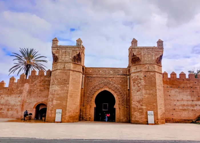 Ancient Chellah archaeological site and historic ruins in Rabat, Morocco